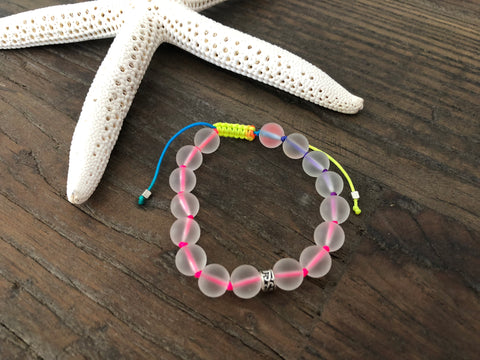 Matte Quartz Beaded Bracelet