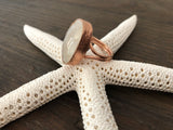 Moonstone Gold Plated Brass Adjustable