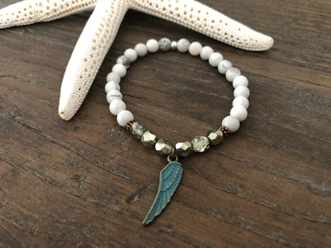 Angel Healing Gemstone Mala Bracelet