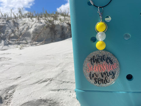 Sunshine in my Soul Keychain / Bag accessory