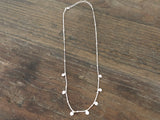 Boho Silver Coin Necklace